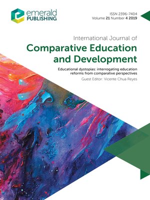 cover image of International Journal of Comparative Education and Development, Volume 21, Number 4